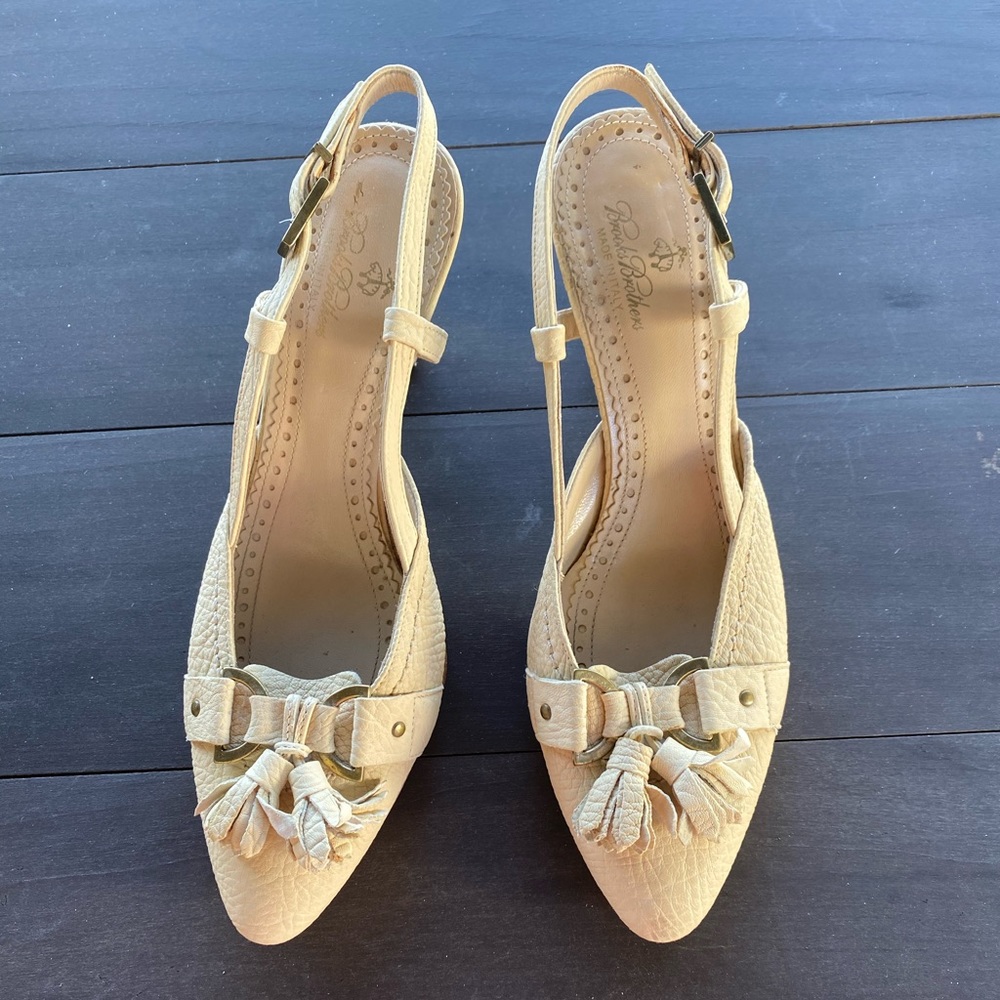 Brooks Brothers like new slingbacks Made in Italy size 7.5